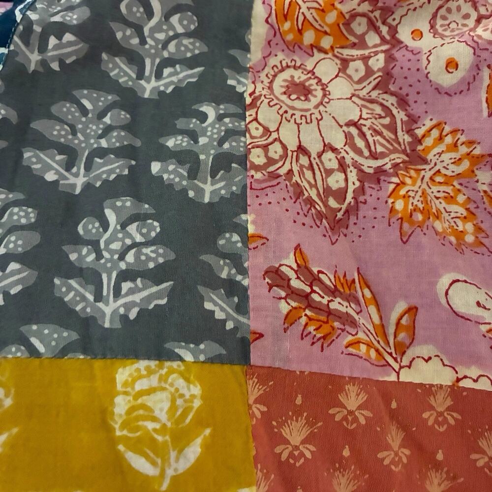 Patchwork Multicolor Women's Robe - image 8